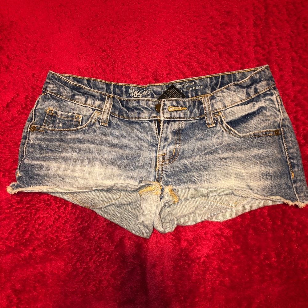 Denim shorts